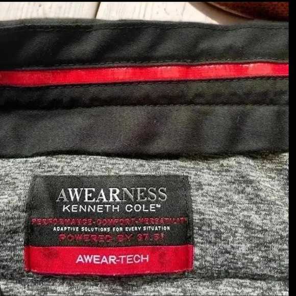 Kenneth Cole Awearness Size 42 Slim Fit Black Shorts With Size Zipper Pocket - Picture 3 of 4